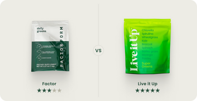 Factor Form vs. Live it Up: Which Greens Powder Fits Your Routine?