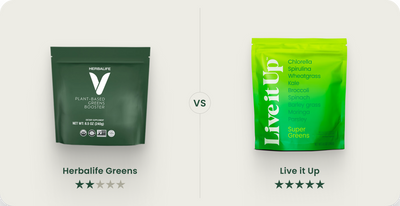 Herbalife V Greens Booster vs. Live it Up: Why Dietitians Still Choose Super Greens