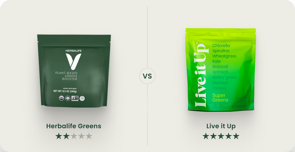 Herbalife V Greens Booster vs. Live it Up: Why Dietitians Still Choose Super Greens