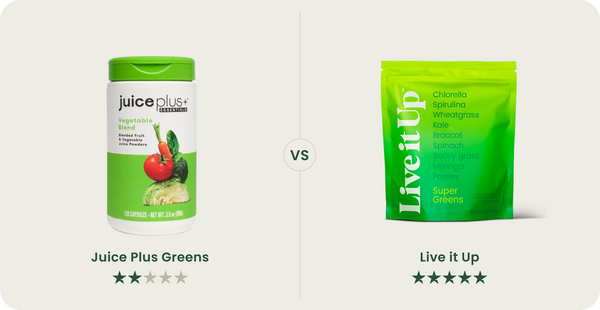 Juice Plus+ vs. Live it Up: How Super Greens Outranks These Capsules