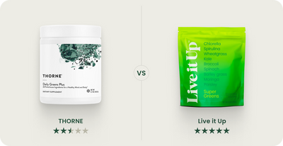 Thorne Greens vs. Live it Up: How Super Greens Delivers More