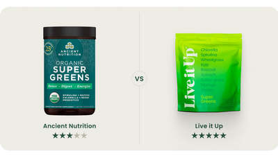 Ancient Nutrition vs. Live it Up: Why a Dietitian Picks Super Greens
