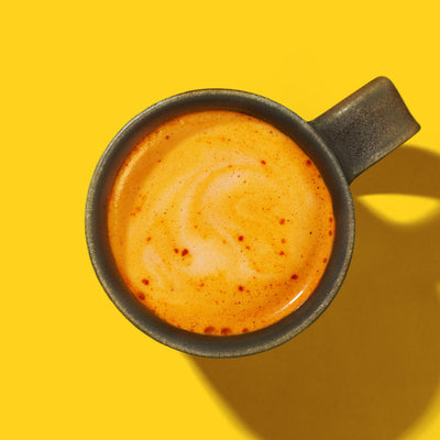Golden Hour: relaxing golden milk latte with ashwagandha