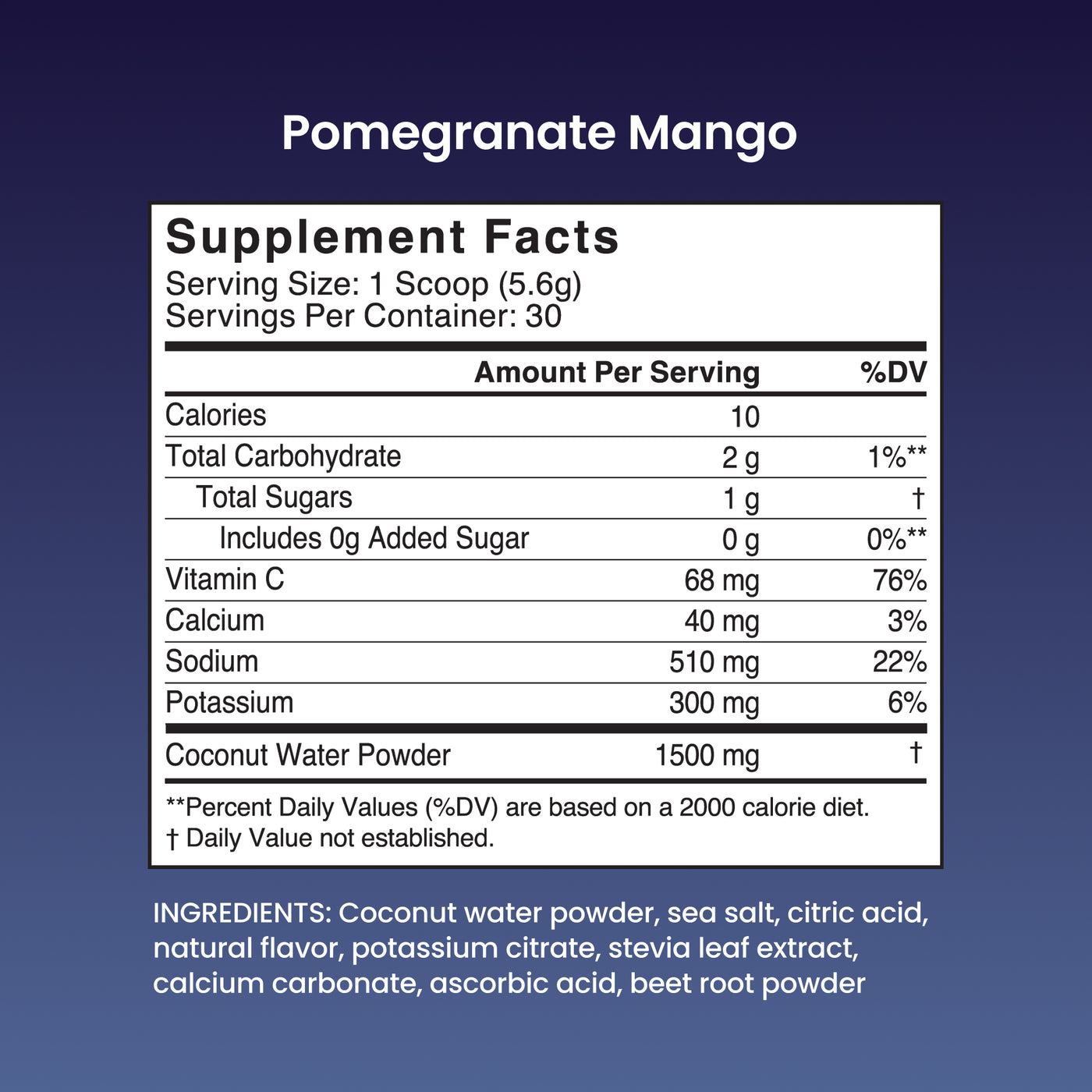 Vital Minerals: Electrolyte powder for daily hydration