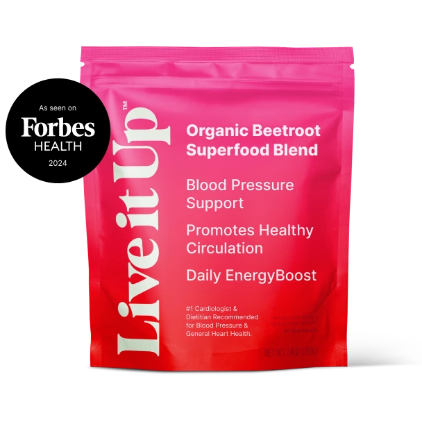 All-natural organic beetroot powder for heart health support