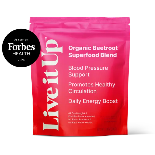 All-natural organic beetroot powder for heart health support