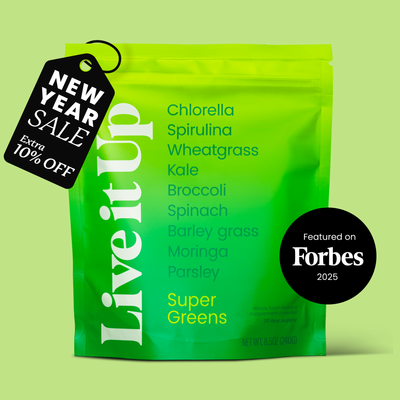 Super Greens: all-natural greens powder for daily health