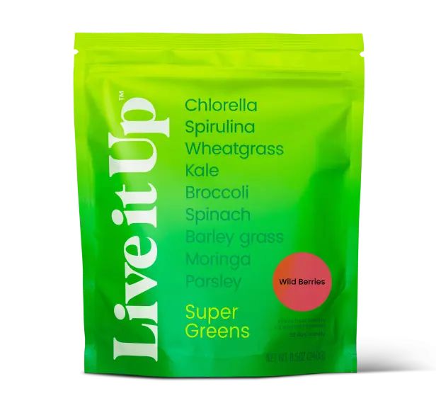 Super Greens: all-natural greens powder for daily health