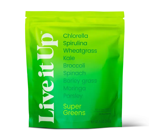 Super Greens: all-natural greens powder for daily health