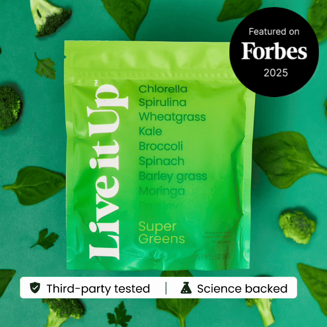 Super Greens: all-natural greens powder for daily health