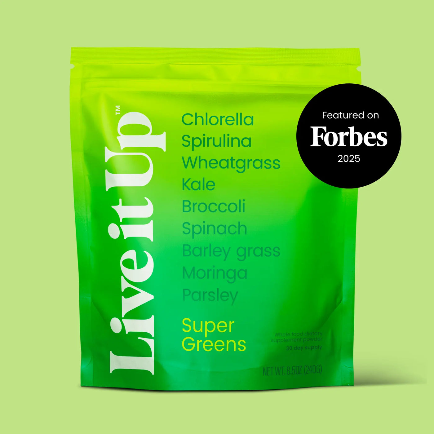 Super Greens: all-natural greens powder for daily health