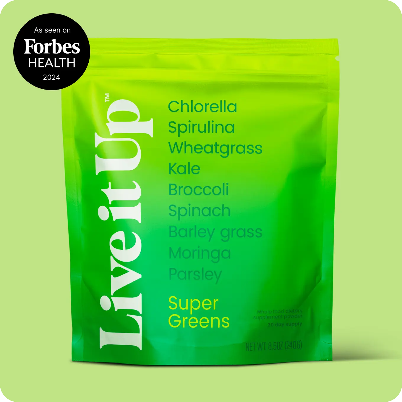 live it up super greens, the best greens powder